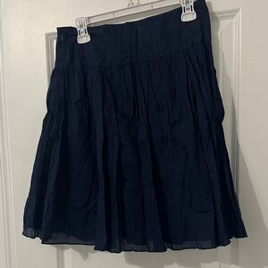 INC International Concepts Dark Blue A-Line Skirt